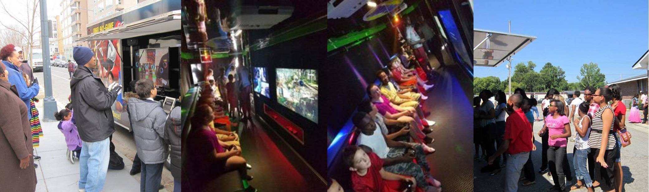 Birthday party idea in New York City and Long Island. Video game truck party in New York.